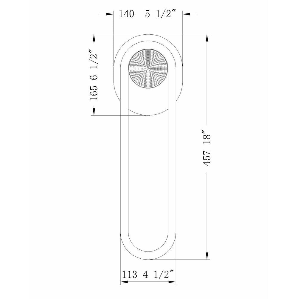 Eurofase Swing, Outdoor , 18'', Matte Black