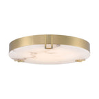 Eurofase 48959-018 Gold Noga, Flush Mount , 22'', Gold, Alabaster Image 2
