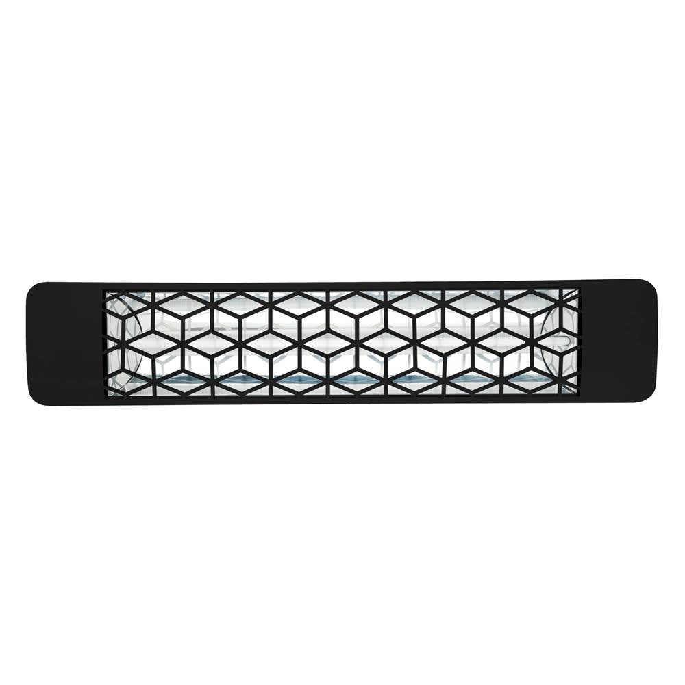 Eurofase EF25208B6 Black Eurofase Ef25208b6 Single Element 39 Inch 2500 Watt Electric Patio Heater Image 1