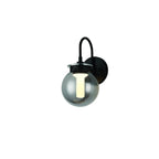 Eurofase Caswell, Outdoor, 11'', Powder Coat Black, Smoked Glass
