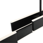 Eurofase Cameno, Chandelier, 45'', Matte Black, White Acrylic