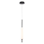 Eurofase Cumberland, Pendant, 22'', Matte Black, White Glass