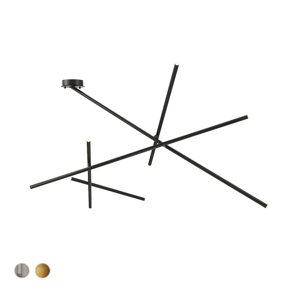 Eurofase Crossroads, Flush Mount , 9-light, 57'', Matte Black
