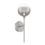 Eurofase 48911-023 Satin Nickel Iissa, Wall Sconce, 19'', Satin Nickel, Smoked Glass Image 3