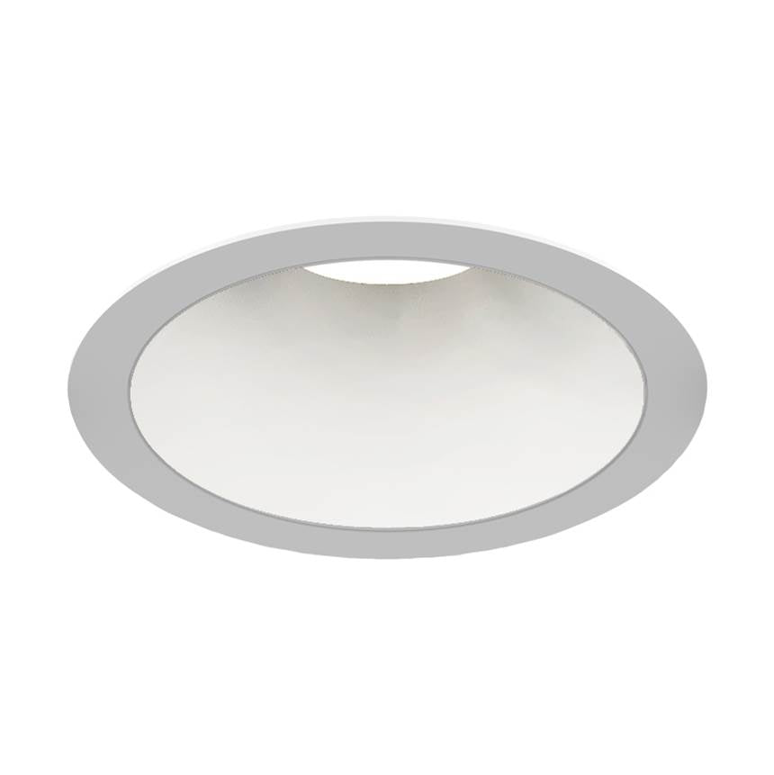 Eurofase Oscar Large 40w Round White Trim White Baffle Medium 4000k Clear Lens