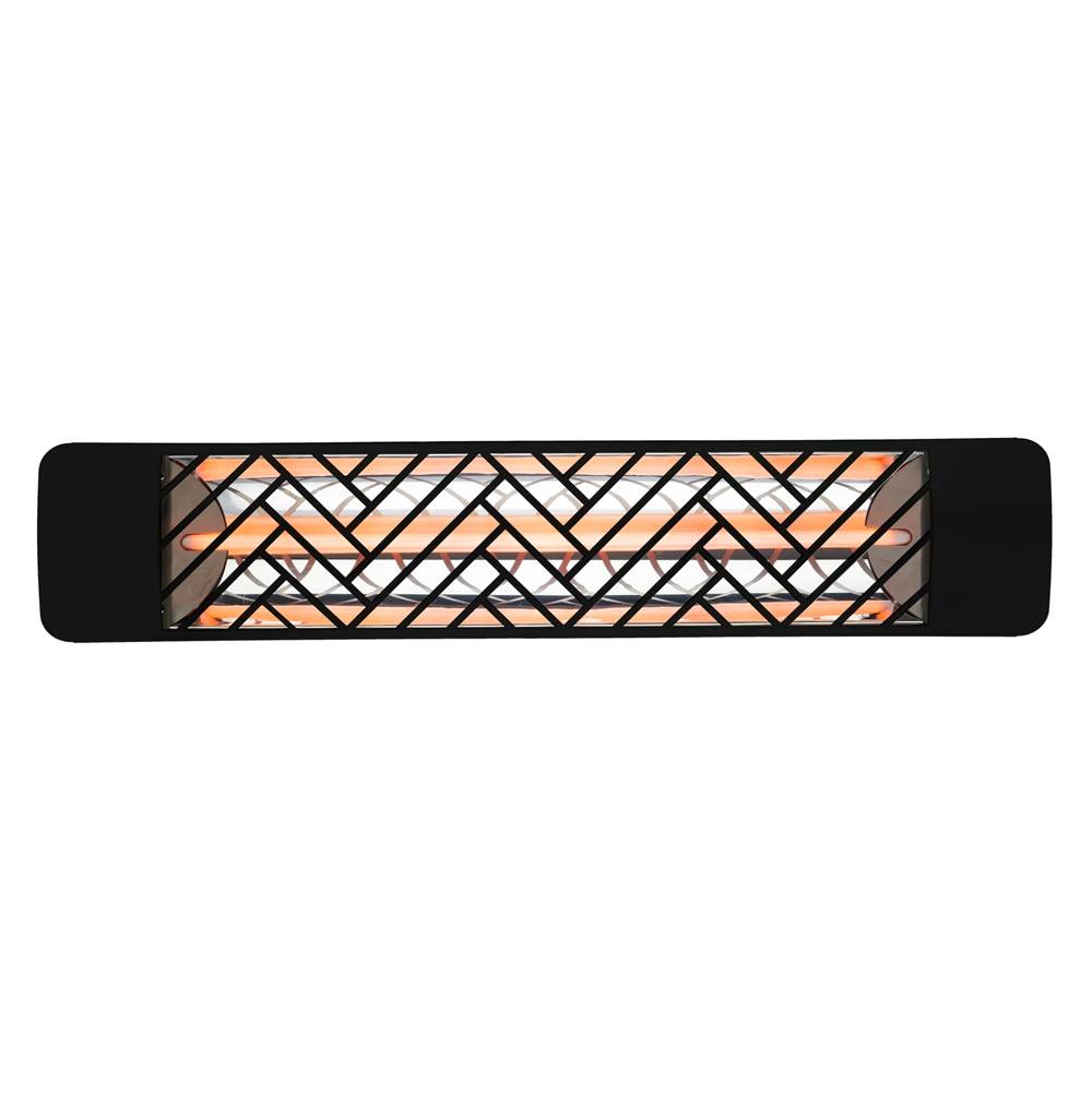 Eurofase Ef20 Series Eurofase Ef20208b1 Single Element 39 Inch 2000 Watt Electric Patio Heater