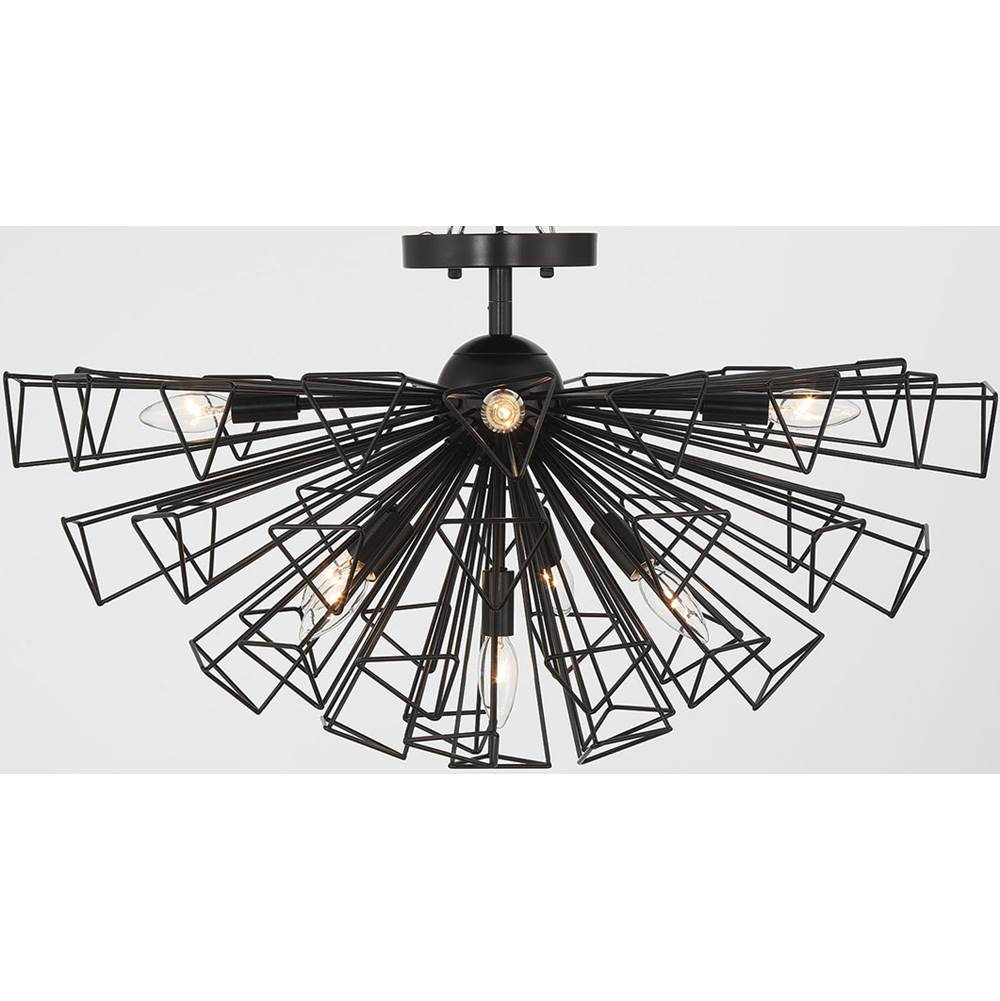 Eurofase 46761-019 Matte Black Dendelio, Chandelier , 10-light, 45'', Matte Black Image 4