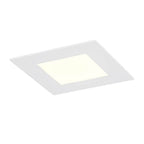 Eurofase 45375-019 White Midway 4'' Slim 12w 1 Light Square Trim 5cct White Image 1