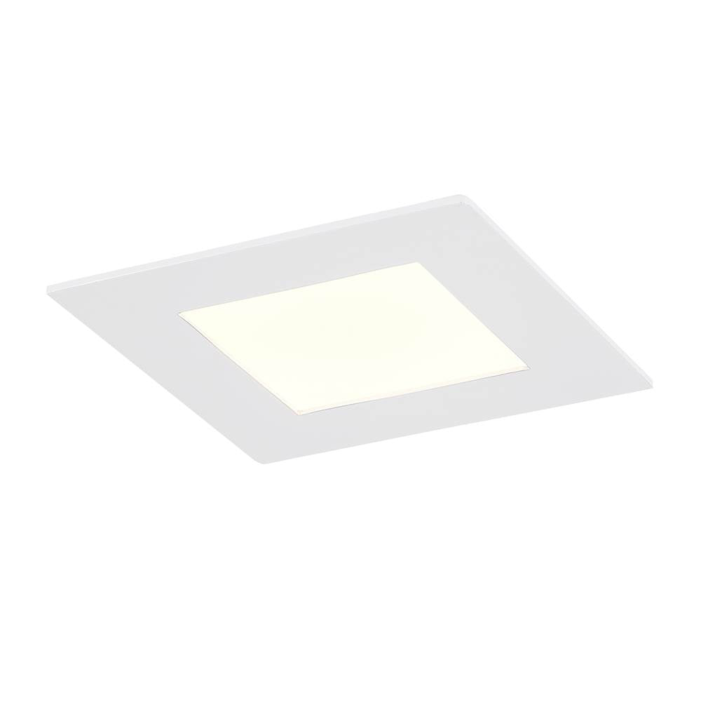 Eurofase 45375-019 White Midway 4'' Slim 12w 1 Light Square Trim 5cct White Image 1