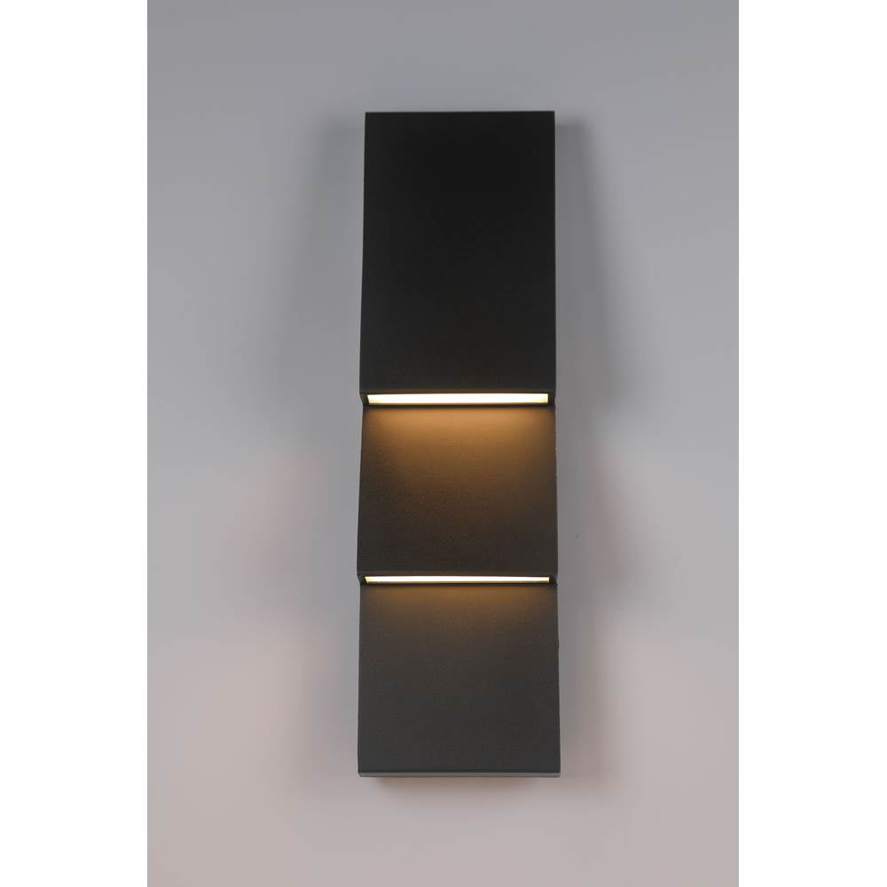 Eurofase 49242-027 Sand Black Nanton, Outdoor , 2-light, 19'', Sand Black Image 1