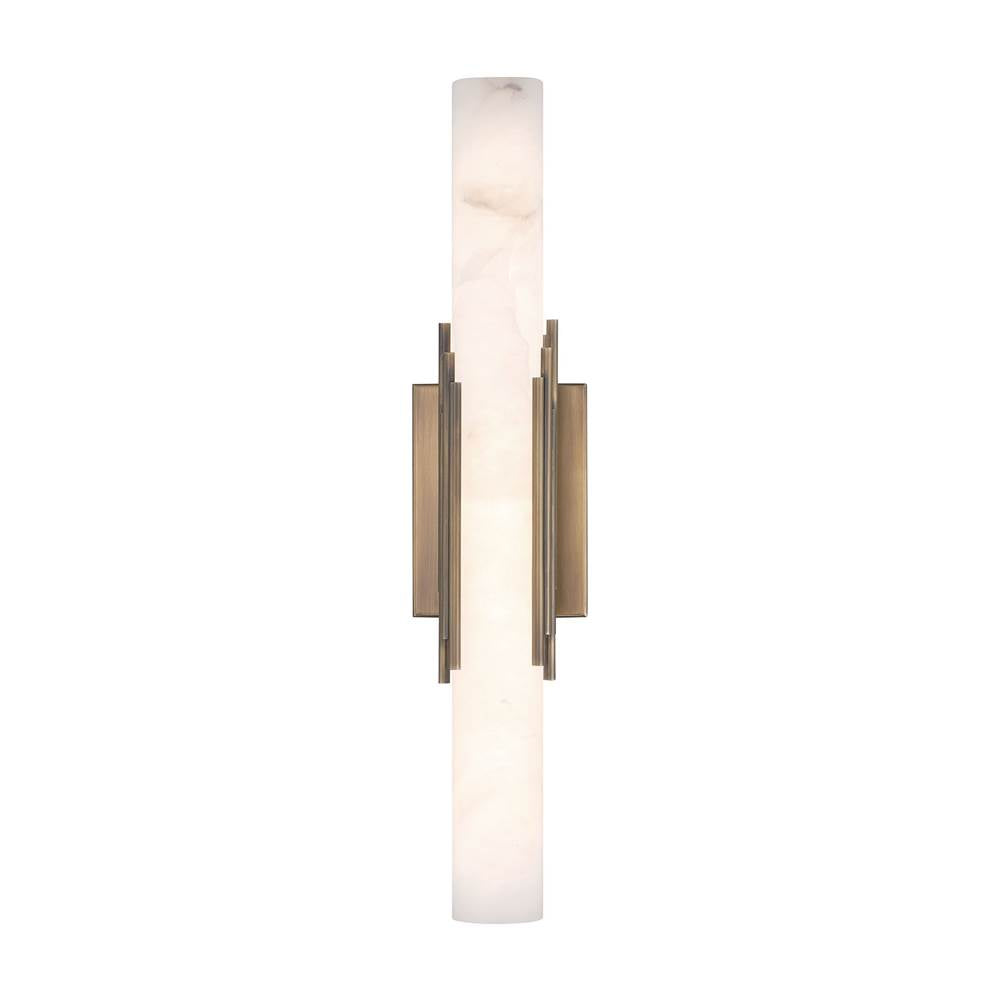 Eurofase 49033-014 Antique Brass Venna, Wall Sconce , 22'', Antique Brass, Alabaster Image 4
