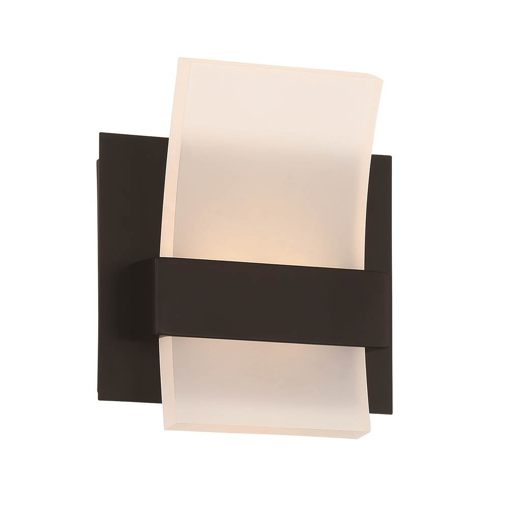 Eurofase 35654-022 Matte Black Cambridge, Vanity, 1-light, Matte Black, Clear-amber Glass Image 1
