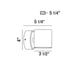 Eurofase 28292-041 Marine Grey Volume,outdr,led Wllmnt,bk Image 3