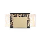 Eurofase 45345-012 Gold Black Mix Kasha, Vanity, 9'', Gold-black Mix, Clear-white Acrylic Image 2
