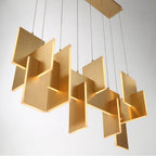 Eurofase 38044-014 Brushed Gold Coburg, Chandelier , 3-light, 42'', Brushed Gold Image 3