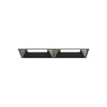 Eurofase Bravo 15w 2 Light Black Trimless Panel Wide 3000k