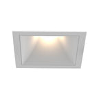 Eurofase OSC4ST02RF021530WCL White Oscar Medium 15w Square White Trim White Baffle Wide 3000k Clear Lens Image 1