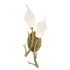 Eurofase 47228-016 Antique Gold Matera, Wall Sconce, 2-light, 21'', Antique Gold, White Glass Image 4