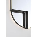 Eurofase 48520-027 Matte Black Linden, Mirror , 24'' X 36'', Matte Black Image 3