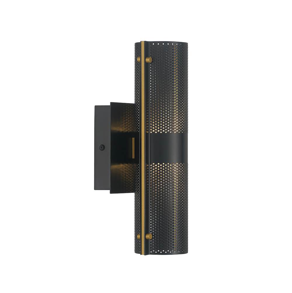 Eurofase 46460-011 Gold Black Mix Westcliffe, Outdoor , 2-light, 12'', Gold-black Mix Image 3