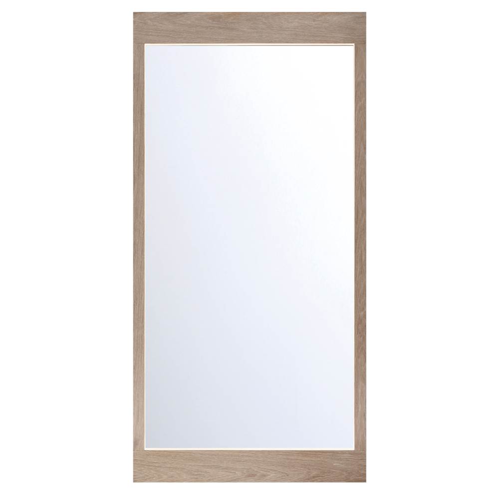 Eurofase Mogano, Mirror , 30'' X 60'', White Oak