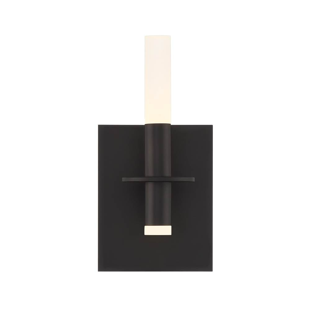 Eurofase 45233-031 Matte Black Torna, Vanity, 1-light, Matte Black, White Acrylic Image 3