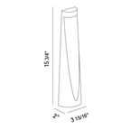 Eurofase Bira,led Bollard,1x7w,16in,bk