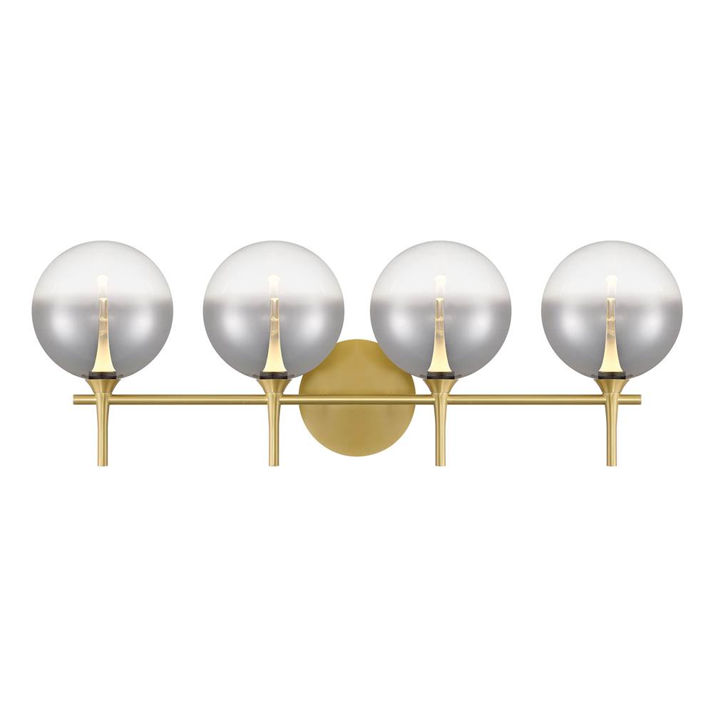 Eurofase 48916-028 Gold Iissa, Vanity, 4lt, Gold, Smoked Glass Image 4