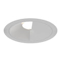 Eurofase OSC3RT02WL021030WCL White Oscar Small 10w Round White Trim White Baffle Wall Wash Wide 3000k Clear Lens Image 1