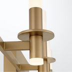 Eurofase 45235-016 Gold Torna, Vanity, 4lt, 36'', Gold, White Acrylic Image 4