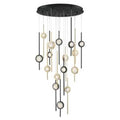 Eurofase Barletta, Chandelier , 16-light, 32'', Gold-black Mix