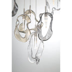 Eurofase 49238-020 Polished Nickel Norah, Chandelier, 26-light, 39'', Polished Nickel, Mixed Glass Image 2