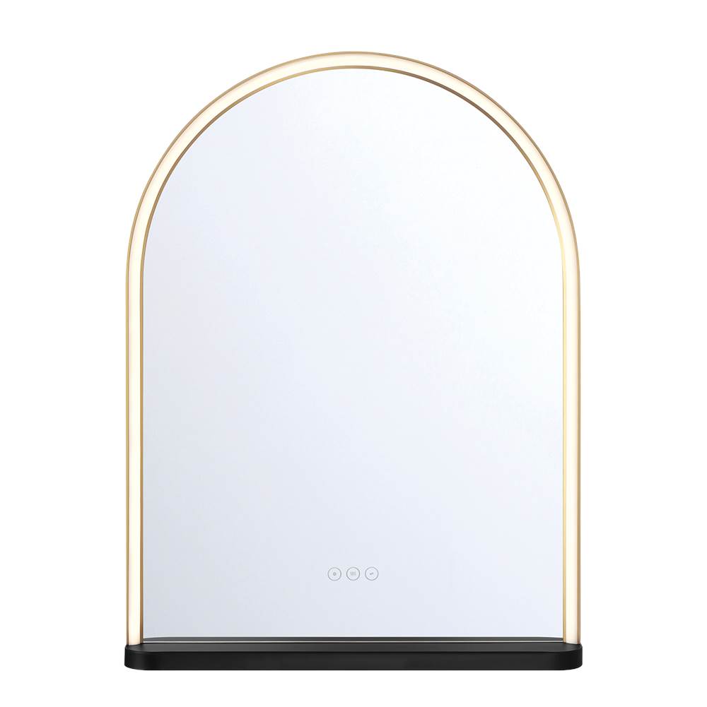 Eurofase Serin, Mirror , 24'' X 32'', Gold-black Mix