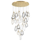Eurofase 49238-013 Gold Norah, Chandelier, 26-light, 39'', Gold, Mixed Glass Image 3