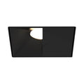 Eurofase Oscar Medium 26w Square Black Trimless Black Baffle Wall Wash Wide 3500k Clear Lens