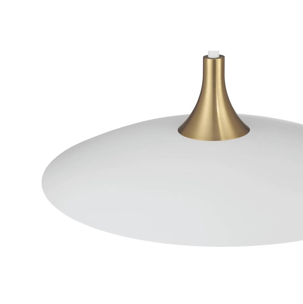 Eurofase 46785-015 Matte White Welsh, Pendant, 30'', Matte White, White Glass Image 2