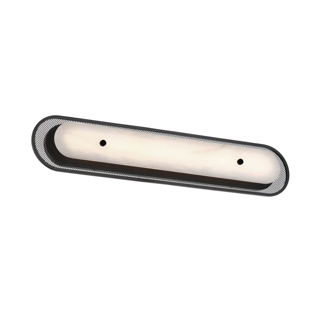 Eurofase 49444-025 Matte Black Tramore, Wall Sconce , 30'', Matte Black, Alabaster Image 9