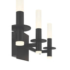 Eurofase Torna, Vanity, 3lt, 24'', Matte Black, White Acrylic