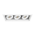 Eurofase  Multiple 15w 3 Lights Trim 40 Degree Gimbal 4000k White/white