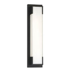 Eurofase 37074-012 Powder Coat Black Thornhill, Wall Sconce, 19.75'', Powder Coat Black, White Glass Image 2
