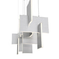 Eurofase 38044-030 Anodized Silver Coburg, Chandelier , 3-light, 42'', Anodized Silver Image 1