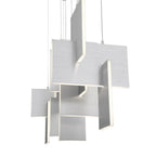 Eurofase 38044-030 Anodized Silver Coburg, Chandelier , 3-light, 42'', Anodized Silver Image 1