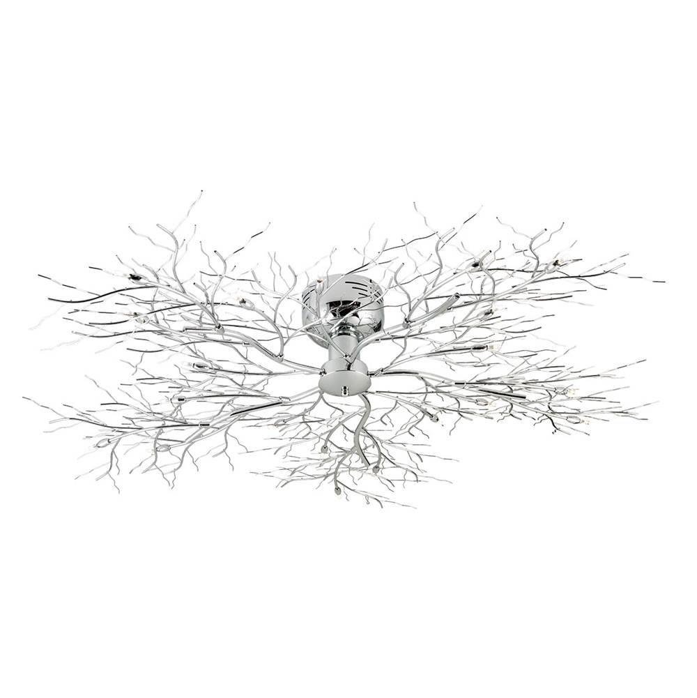 Eurofase 12264-018 Chrome Autumn, Flush Mount , 20-light, 45'', Chrome Image 1