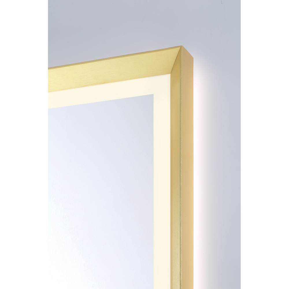 Eurofase 48974-011 Brushed Gold Artell, Mirror , 24'' X 36'', Brushed Gold Image 2