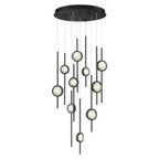 Eurofase Barletta, Chandelier , 10-light, 24'', Anodized Black