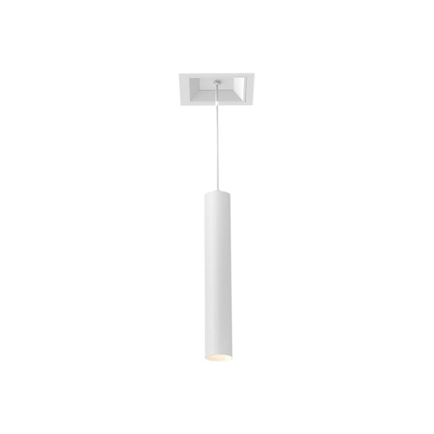 Eurofase Bravo 15w 1 Light White Trim Suspension Wide 3000k