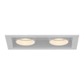 Eurofase Tango 15w 2 Light White Trim Pull Down 2700k Clear Lens