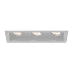 Eurofase Tango 15w 3 Light White Trim Gimbal Wide 3000k Clear Lens