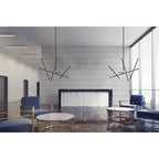 Eurofase Crossroads, Chandelier , 10-light, 47'', Matte Black