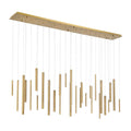 Eurofase 46814-043 Antique Brass Santana, Chandelier , 30-light, 72'', Antique Brass Image 1